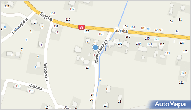 Rudawa, Trzaskowskiego Józefa, 10, mapa Rudawa