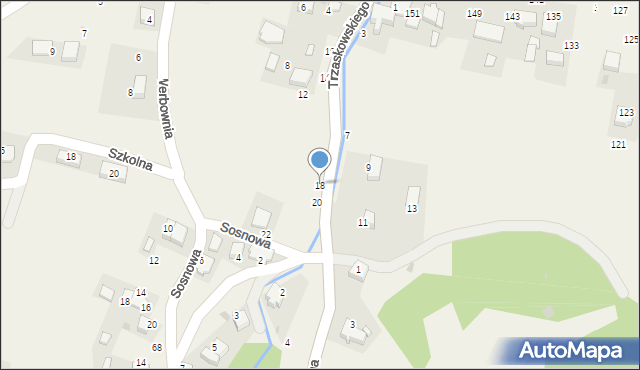 Rudawa, Trzaskowskiego Józefa, 18, mapa Rudawa