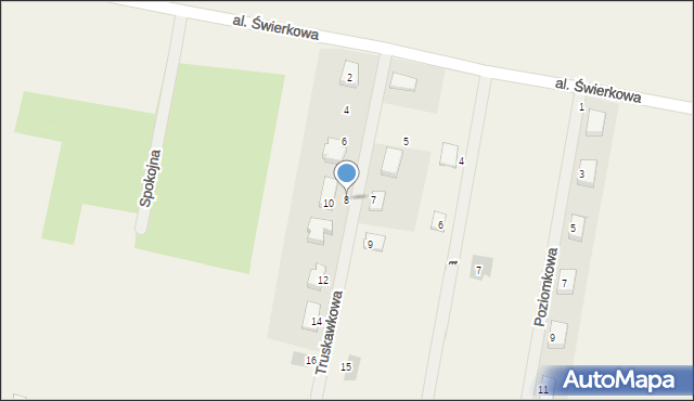 Sadowice, Truskawkowa, 8, mapa Sadowice