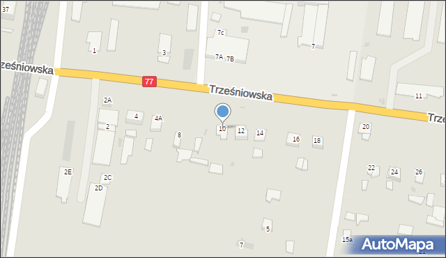 Sandomierz, Trześniowska, 10, mapa Sandomierza