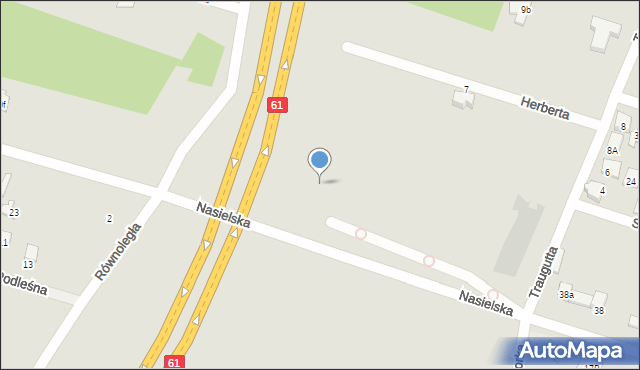 Serock, Traugutta Romualda, gen., 1d, mapa Serock