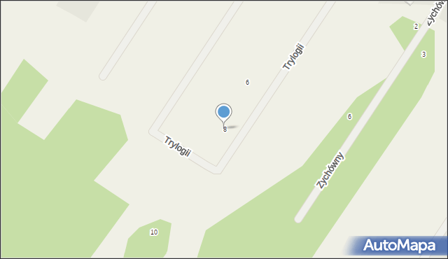 Sieraków, Trylogii, 8, mapa Sieraków