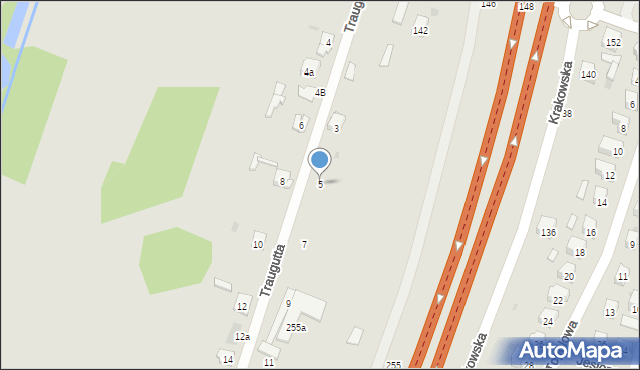 Skarżysko-Kamienna, Traugutta Romualda, gen., 5, mapa Skarżysko-Kamienna