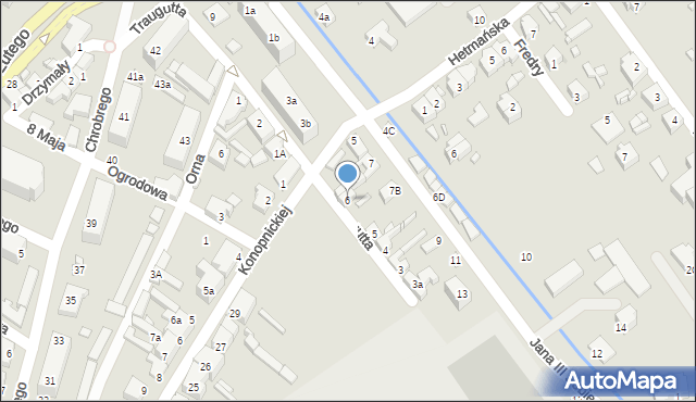 Skwierzyna, Traugutta Romualda, gen., 6, mapa Skwierzyna