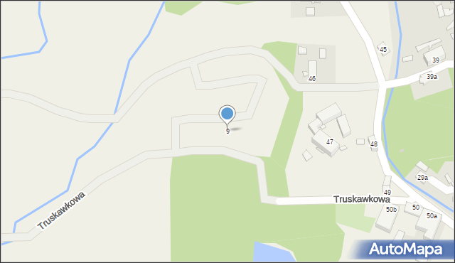 Smolnik, Truskawkowa, 9, mapa Smolnik