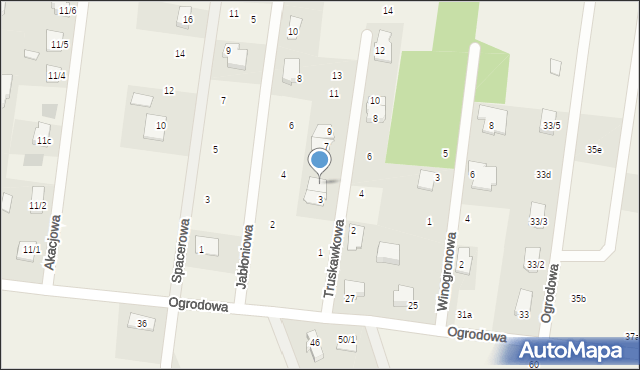 Sobolewo, Truskawkowa, 5, mapa Sobolewo