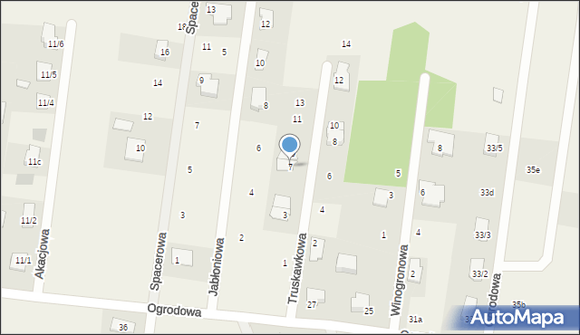 Sobolewo, Truskawkowa, 7, mapa Sobolewo