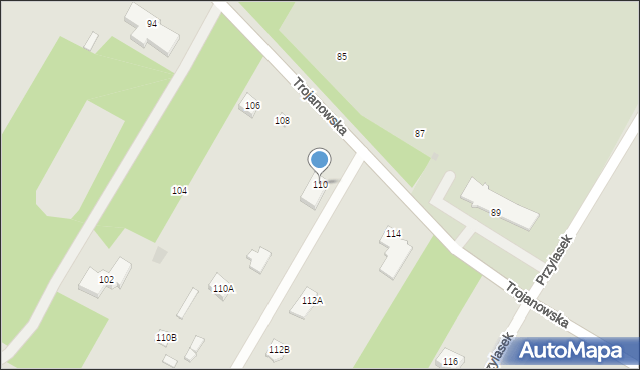 Sochaczew, Trojanowska, 110, mapa Sochaczew