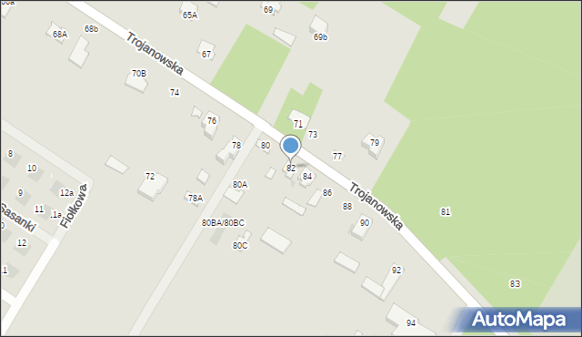 Sochaczew, Trojanowska, 82, mapa Sochaczew