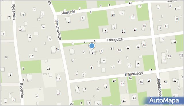 Sokolniki-Las, Traugutta Romualda, gen., 4, mapa Sokolniki-Las