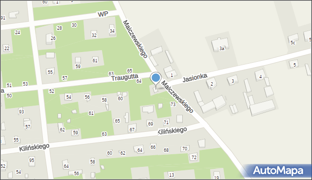 Sokolniki-Las, Traugutta Romualda, gen., 66, mapa Sokolniki-Las