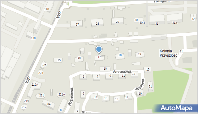 Sosnowiec, Traugutta Romualda, gen., 17, mapa Sosnowca