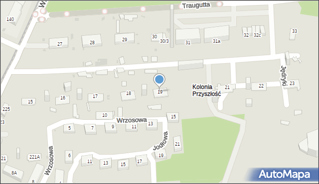 Sosnowiec, Traugutta Romualda, gen., 19, mapa Sosnowca