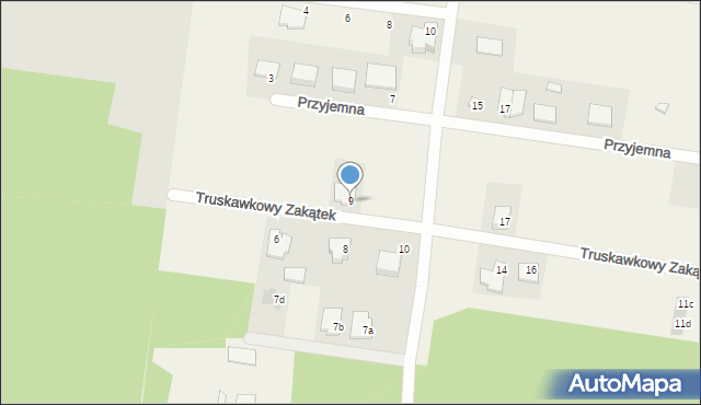 Sowlany, Truskawkowy Zakątek, 9, mapa Sowlany