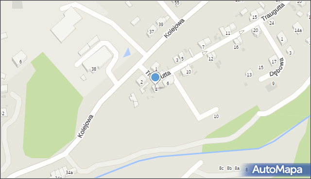 Środa Śląska, Traugutta Romualda, gen., 4, mapa Środa Śląska