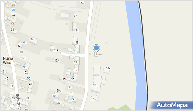 Sromowce Niżne, Trzech Koron, 34b, mapa Sromowce Niżne