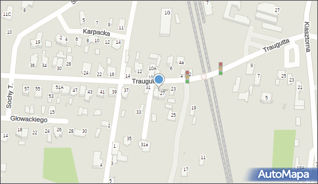 Stalowa Wola, Traugutta Romualda, gen., 29, mapa Stalowa Wola