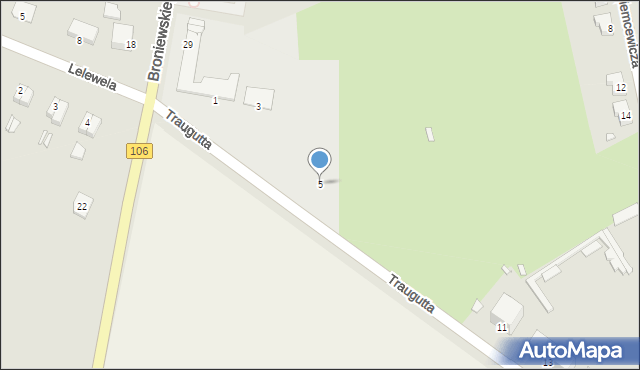 Stargard, Traugutta Romualda, gen., 5, mapa Stargard