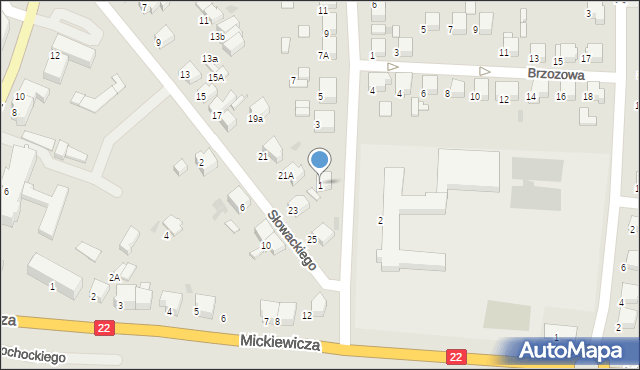 Starogard Gdański, Traugutta Romualda, gen., 1, mapa Starogard Gdański