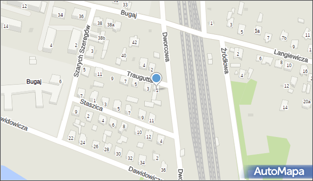 Suchedniów, Traugutta Romualda, gen., 1, mapa Suchedniów