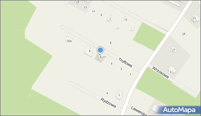 Sulęczyno, Truflowa, 7, mapa Sulęczyno