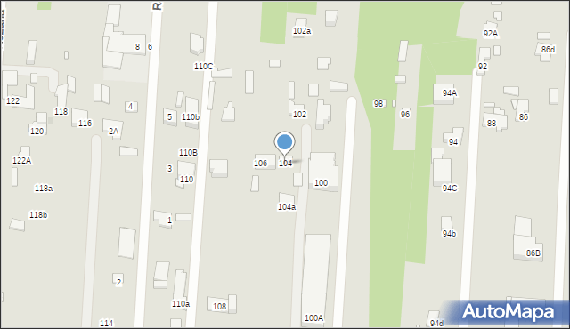 Sulejówek, Trakt Brzeski, 104, mapa Sulejówek