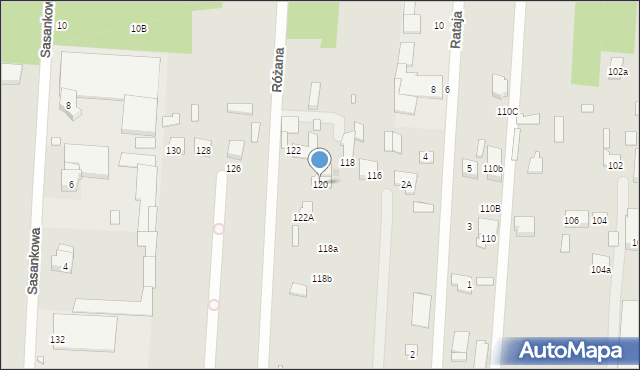 Sulejówek, Trakt Brzeski, 120, mapa Sulejówek