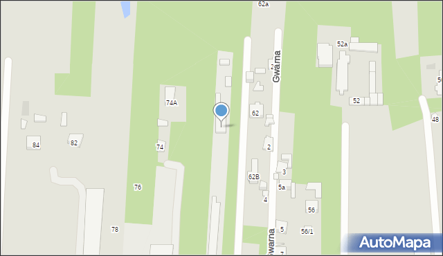 Sulejówek, Trakt Brzeski, 66a, mapa Sulejówek