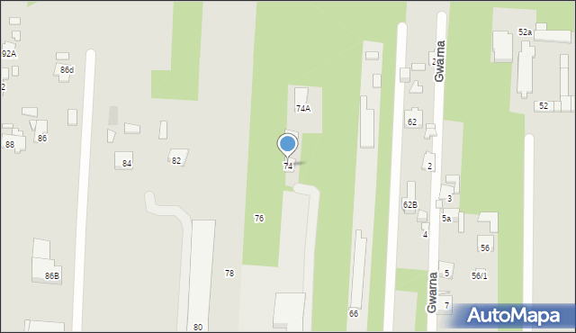 Sulejówek, Trakt Brzeski, 74, mapa Sulejówek