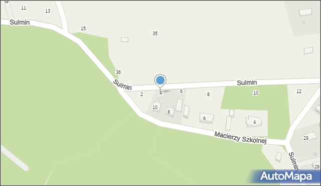 Sulmin, Trakt Gdański, 4, mapa Sulmin