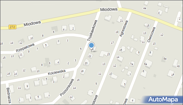 Świecie, Truskawkowa, 4, mapa Świecie