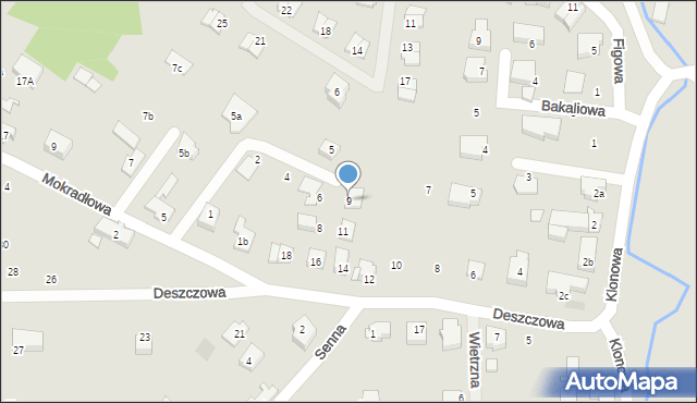 Szczecin, Truskawkowa, 9, mapa Szczecina