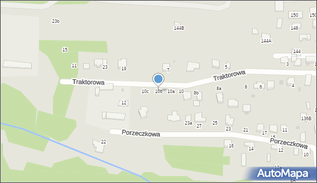 Tarnów, Traktorowa, 10b, mapa Tarnów