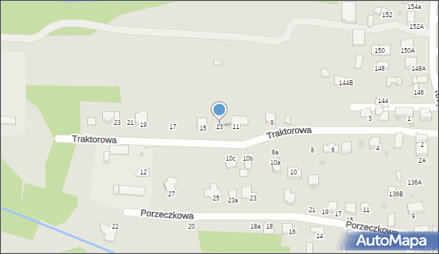 Tarnów, Traktorowa, 13, mapa Tarnów