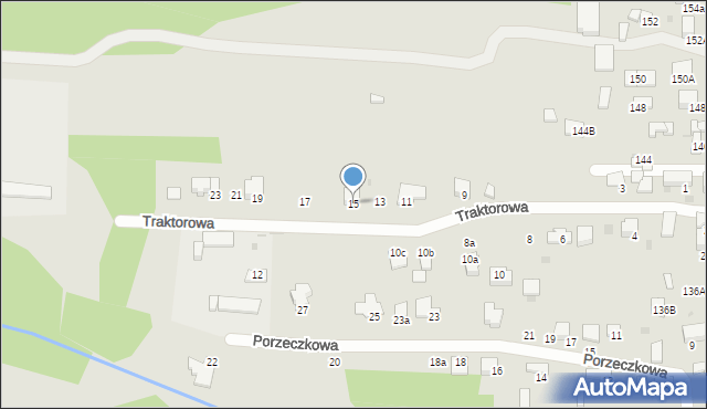 Tarnów, Traktorowa, 15, mapa Tarnów