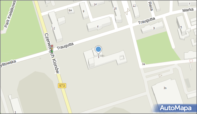 Tarnów, Traugutta Romualda, gen., 1, mapa Tarnów