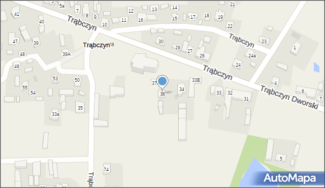 Trąbczyn, Trąbczyn, 36, mapa Trąbczyn