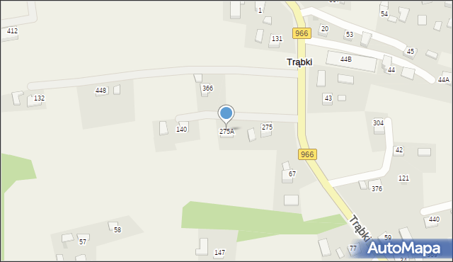 Trąbki, Trąbki, 275A, mapa Trąbki