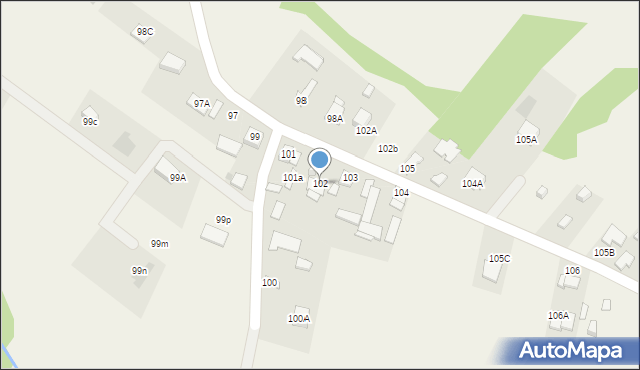 Trablice, Trablice, 102, mapa Trablice