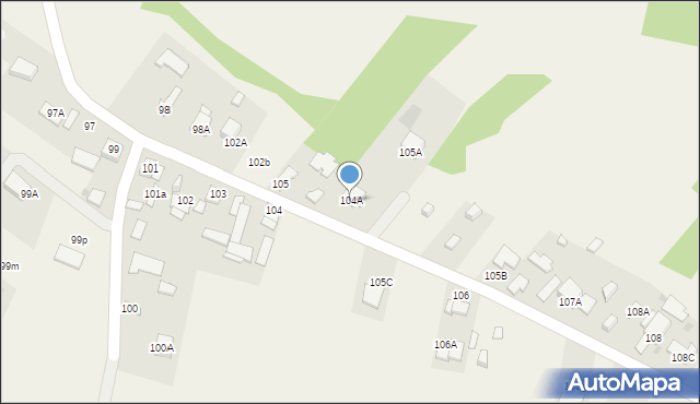 Trablice, Trablice, 104A, mapa Trablice