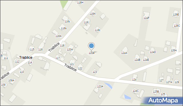 Trablice, Trablice, 122a, mapa Trablice