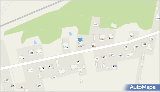 Trablice, Trablice, 45B, mapa Trablice