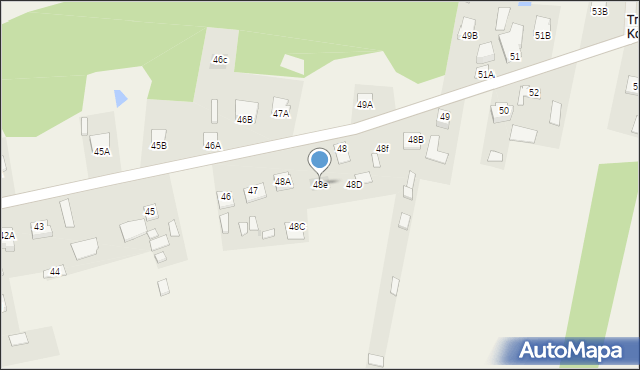Trablice, Trablice, 48e, mapa Trablice