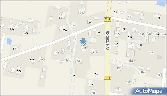 Trablice, Trablice, 65B, mapa Trablice