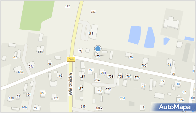 Trablice, Trablice, 75, mapa Trablice