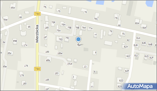 Trablice, Trablice, 76d, mapa Trablice