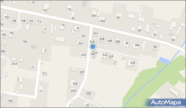 Trablice, Trablice, 81c, mapa Trablice