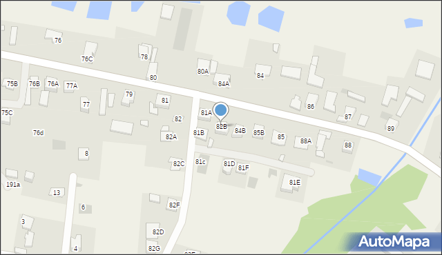 Trablice, Trablice, 82B, mapa Trablice