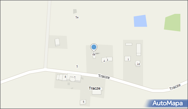 Tracze, Tracze, 4a, mapa Tracze