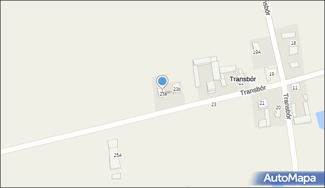 Transbór, Transbór, 23a, mapa Transbór